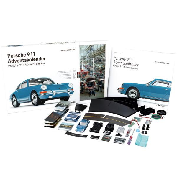 Fantastischer Porsche 911 Carrera Adventskalender – Edler Modellauto Bausatz 1:43 mit Original Motorsound. Perfektes Geschenk für Männer & Sammler