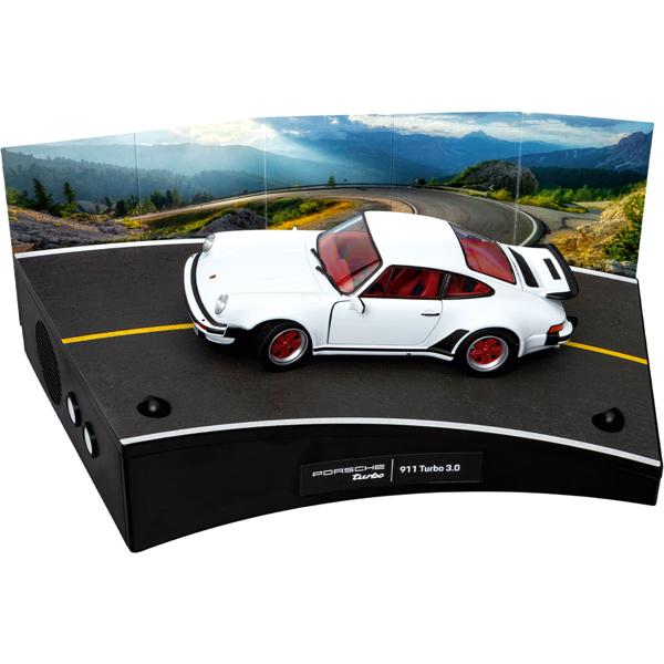 Calendrier de l‘Avent Porsche 911 Turbo - Kit maquette exclusif pour collectionneurs et fans - Échelle 1:24 - Son moteur authentique - Produit en allemand
