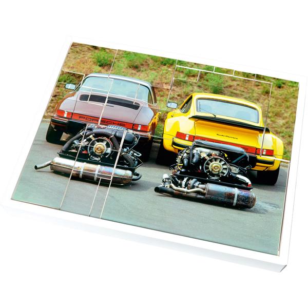 Calendrier de l‘Avent Porsche 911 Turbo - Kit maquette exclusif pour collectionneurs et fans - Échelle 1:24 - Son moteur authentique - Produit en allemand