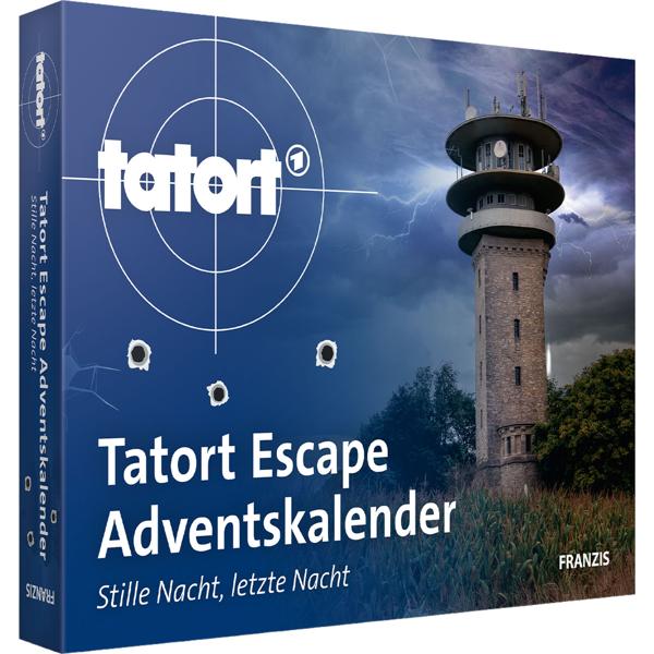Tatort Escape Calendrier de l‘Avent - Énigmes policières pour adultes et famille - 24 jours de frisson- Matériel authentique - Jeu d‘enquête coopératif - Produit en allemand