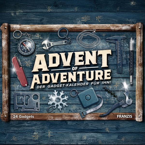 Super Gadget Adventskalender für Ihn – 24 nützliche & coole Survival Multitools, Geschenke für Männer, Heimwerker & Abenteurer