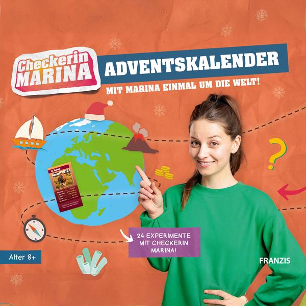 Tolle & spannende Checkerin Marina Experimente Adventskalender - 24 CheXperimente Weltreise für Kinder ab 8 Jahren zu Technik & Natur