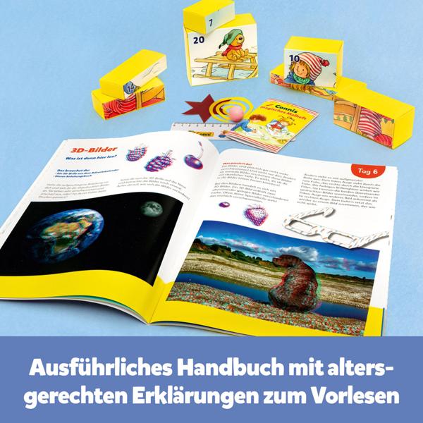 Meine Freundin Conni Adventskalender - 24 tolle Experimente & Bastelspass – Spannendes Lernspielzeug zum Forschen für Kinder ab 5 Jahren