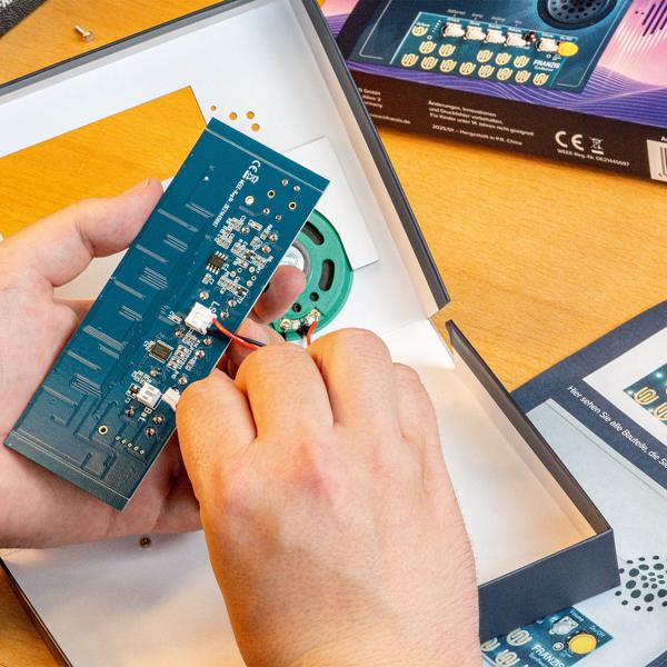 Kit Synthétiseur Électronique Créatif - Bricolage Sans Soudure - Son Réaliste - Sortie Audio 3.5mm - Âge 14+