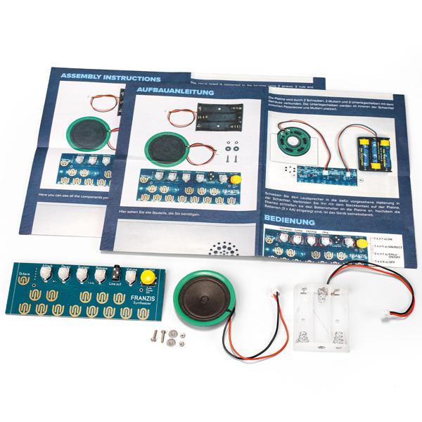 Kit Synthétiseur Électronique Créatif - Bricolage Sans Soudure - Son Réaliste - Sortie Audio 3.5mm - Âge 14+