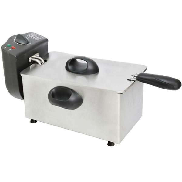 Powerful 3L Deep Fryer 2000W – Crispy Fries in Minutes - High-Quality Stainless-Steel Cool-Zone Deep Fryer for Professional Results