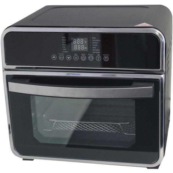 Multifunktionaler Mini-Backofen 1600 W: Kompakter Alleskönner mit Heissluftfritteuse, Grill & Dörrfunktion – Für vielseitiges & gesundes Kochen