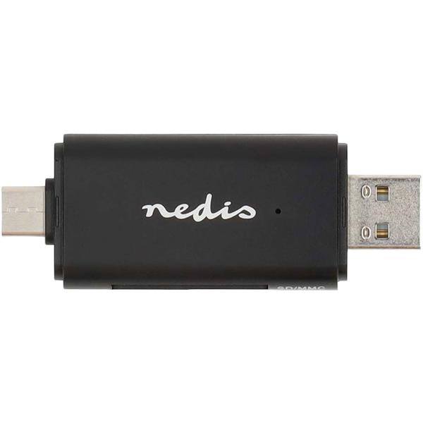 USB-C & USB-A card reader Superspeed 3.2: Transfer data at lightning speed - A universal 2-in-1 reader for SD & microSD
