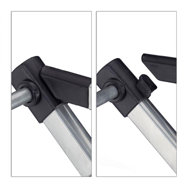 Efficient laundry rack foldable & extendable, gray: A flexible laundry tower with 11 rods for quick drying