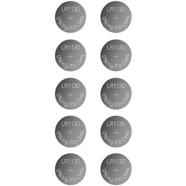 20er-Set Alkaline-Knopfzellen LR54 AG10, 1,5V 80 mAh, Quecksilber- und Cadmiumfrei – Zuverlässige Batterien für Uhren, Taschenrechner & Kleingeräte