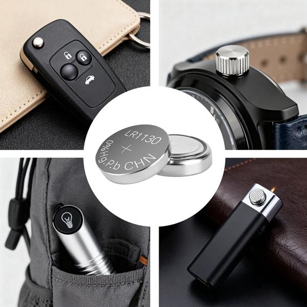 20er-Set Alkaline-Knopfzellen LR54 AG10, 1,5V 80 mAh, Quecksilber- und Cadmiumfrei – Zuverlässige Batterien für Uhren, Taschenrechner & Kleingeräte