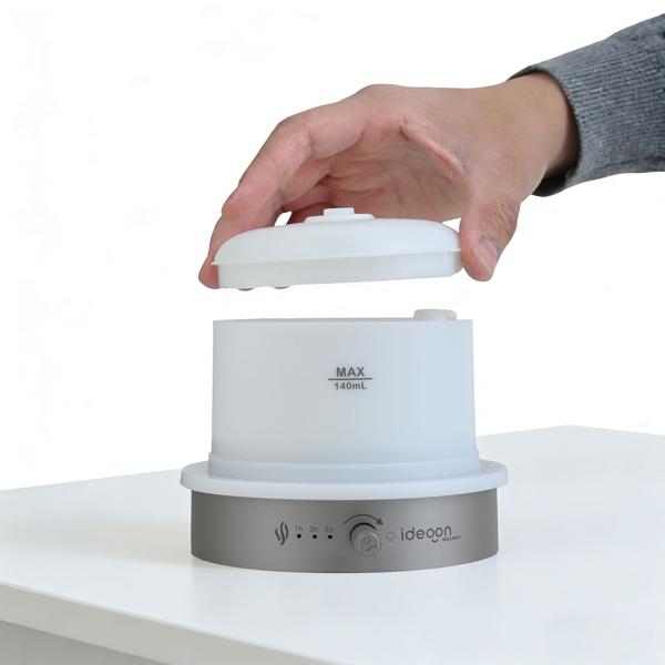 Aroma Diffuser 140ml mit LED Beleuchtung dimmbar – Elektrische Duftlampe 12W – Lufterfrischer mit Timer & 30 Min. Schlafhilfe-Modus Funktion