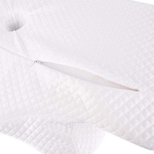 Premium memory foam pillow for side, back and stomach sleepers – ergonomic neck pillow with washable cover for better sleep