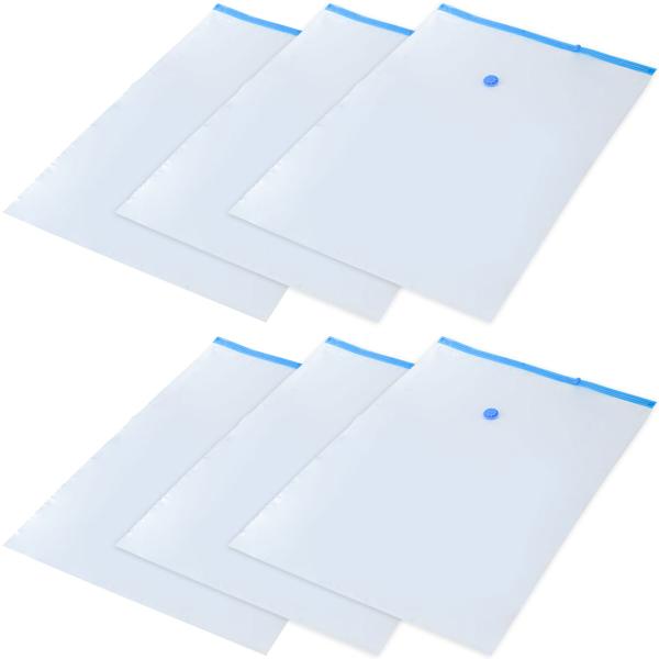 set of 6 space-saving vacuum bags XL, 80 x 120 cm, compression with vacuum cleaner, storage bags, garment bags without dust or creases 