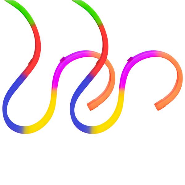 Lot de 2 rubans LED avec Dream Color, RVB, Wi‑Fi, variable, 5 m : compatible Tuya & Google Assistant/Amazon Alexa – parfait pour setup gaming, déco et soirées