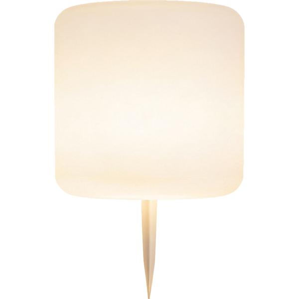 Moderne lampe de table cylindrique LED solaire & luminaire de jardin avec piquet de terre, changement de couleur RVBW, rechargeable par USB, IP44 résistant aux intempéries – idéale pour votre jardin