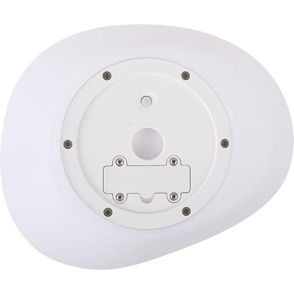 Lot de 2 élégantes pierres solaires LED pour jardin IP44 : pierre décorative avec changement de couleur et piquet de terre, blanc chaud et couleurs, projecteur solaire résistant aux intempéries, 22,4 cm