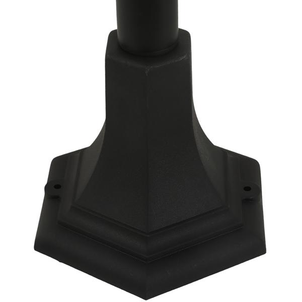 Solar LED garden lantern with PIR motion sensor 90° & 6 m range, IP44 waterproof, E27 filament lamp, 3 modes, 111.5 cm, outdoor light