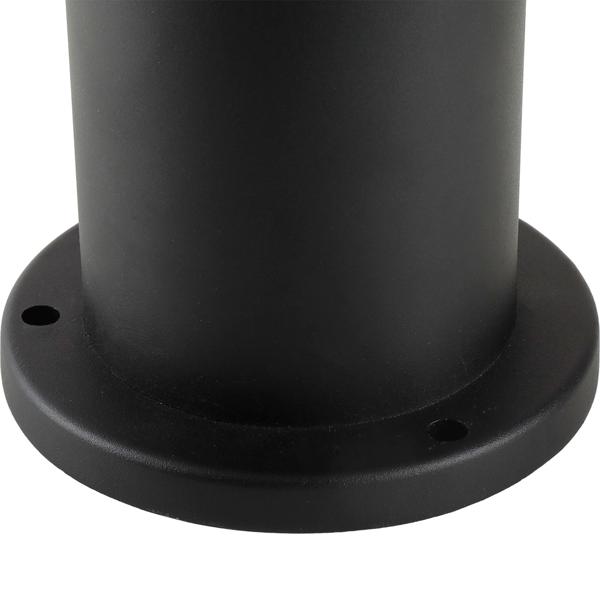 Solar Gartenlampe mit Mückenvernichter aus Edelstahl, 2in1 LED Wegeleuchte Schwarz, Warmweiss 300lm & UV Insektenschutz 15lm, IP44, 25 x 60 cm