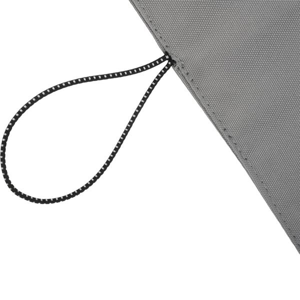 Coussin de siège pliable pour le voyage – coussin thermique outdoor gris en tissu Oxford robuste – imperméable et isolant pour la randonnée, le camping, le stade et la maternelle
