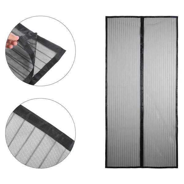 Insect protection door curtain with magnetic closure, 210 x 100 cm