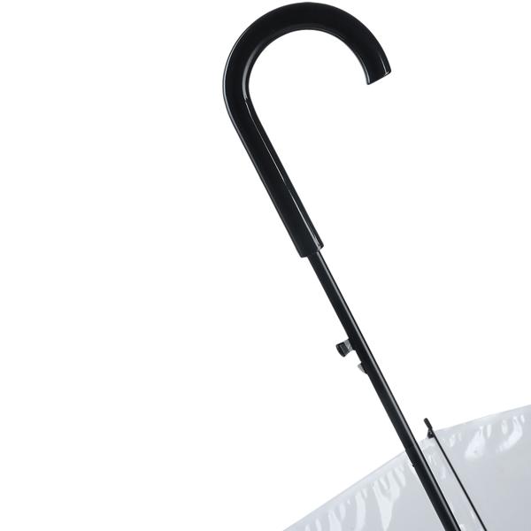 2er-Set Transparenter Regenschirm mit Automatik, 85 cm Durchmesser, klarer Glockenschirm für Damen & Herren, robuster Stockschirm mit Einhand-Öffnung