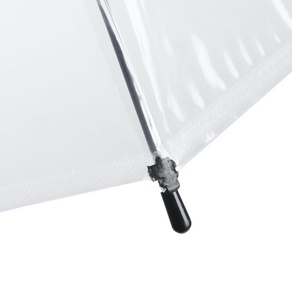 2er-Set Transparenter Regenschirm mit Automatik, 85 cm Durchmesser, klarer Glockenschirm für Damen & Herren, robuster Stockschirm mit Einhand-Öffnung