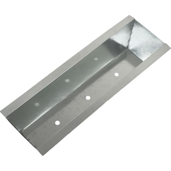 Set di 8 fioriere premium per pallet europei in metallo zincato, inserto per pallet con 3 fori di scarico, cassetta da fiori per mobili in pallet, argento