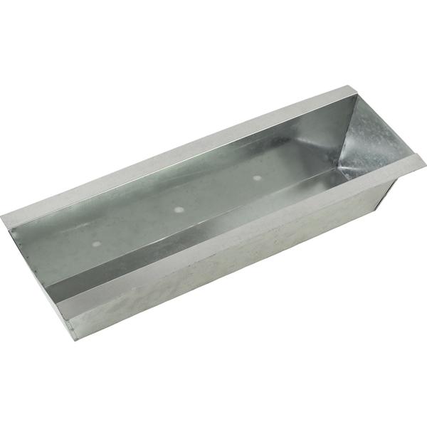 Set di 8 fioriere premium per pallet europei in metallo zincato, inserto per pallet con 3 fori di scarico, cassetta da fiori per mobili in pallet, argento