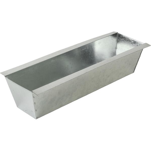 Set di 8 fioriere premium per pallet europei in metallo zincato, inserto per pallet con 3 fori di scarico, cassetta da fiori per mobili in pallet, argento