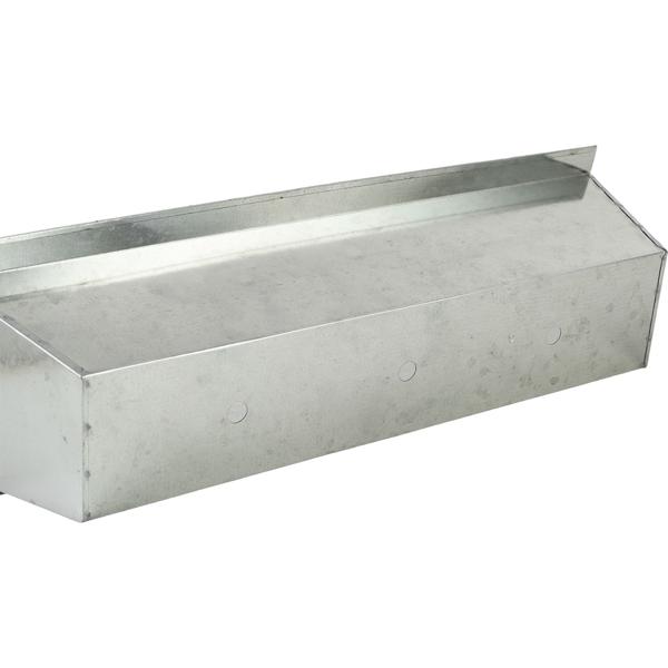 Set di 8 fioriere premium per pallet europei in metallo zincato, inserto per pallet con 3 fori di scarico, cassetta da fiori per mobili in pallet, argento