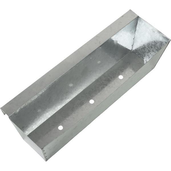 Set di 6 fioriere premium per pallet Europe con barra di sospensione in metallo zincato, inserto per pallet e cassetta da balcone per corrimano fino a 2,5 cm di larghezza, argento