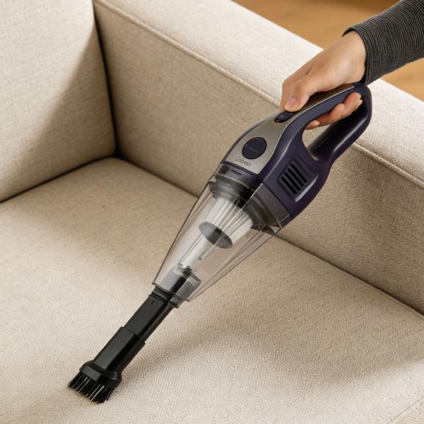 Cordless handheld vacuum cleaner 6800 Pa powerful mini vacuum, wireless 2600 mAh Li-Ion 66W table vacuum – compact & quiet for car, office, home