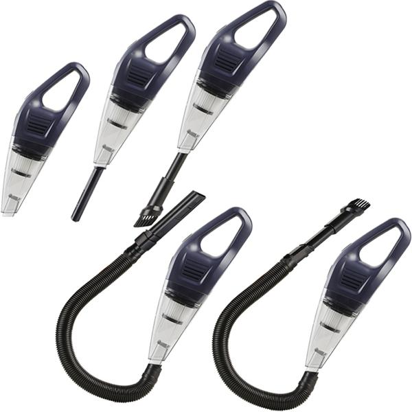 Cordless handheld vacuum cleaner 6800 Pa powerful mini vacuum, wireless 2600 mAh Li-Ion 66W table vacuum – compact & quiet for car, office, home