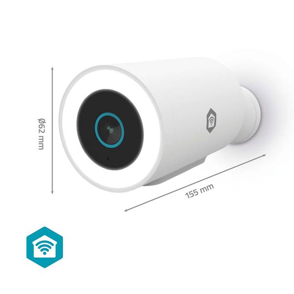 SmartLife Outdoor Security Camera 3MP Full HD 1296p – Wi‑Fi IP camera, white, weatherproof and high-performance for secure home surveillance