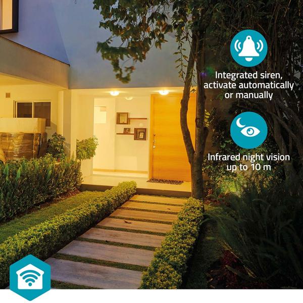 Lot de 2 : caméra de surveillance Wi‑Fi à batterie, capteur de mouvement, 100 % sans fil, 3 MP & panneau solaire pour caméra IP SmartLife, câble de 3 m, 3 W, résistant aux intempéries