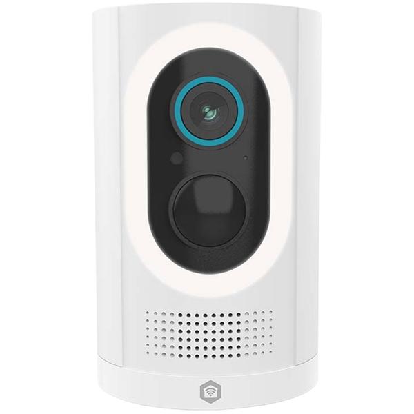 Lot de 2 : caméra de surveillance Wi‑Fi à batterie, capteur de mouvement, 100 % sans fil, 3 MP & panneau solaire pour caméra IP SmartLife, câble de 3 m, 3 W, résistant aux intempéries