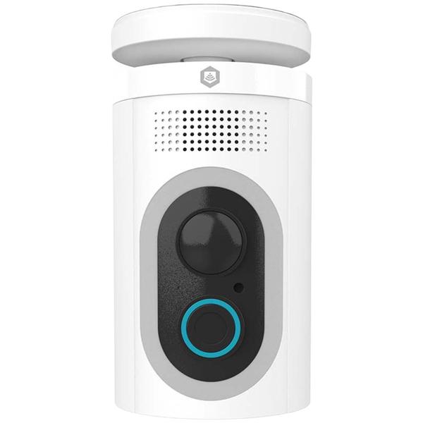 Lot de 2 : caméra de surveillance Wi‑Fi à batterie, capteur de mouvement, 100 % sans fil, 3 MP & panneau solaire pour caméra IP SmartLife, câble de 3 m, 3 W, résistant aux intempéries