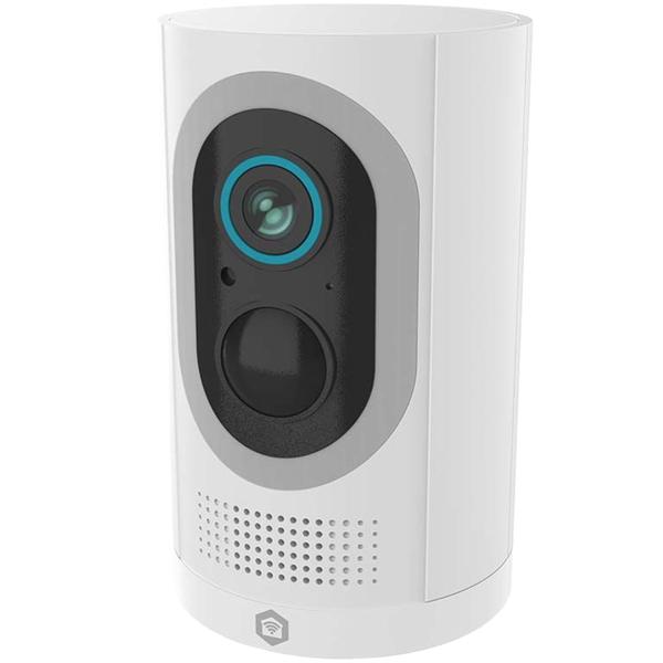 Lot de 2 : caméra de surveillance Wi‑Fi à batterie, capteur de mouvement, 100 % sans fil, 3 MP & panneau solaire pour caméra IP SmartLife, câble de 3 m, 3 W, résistant aux intempéries