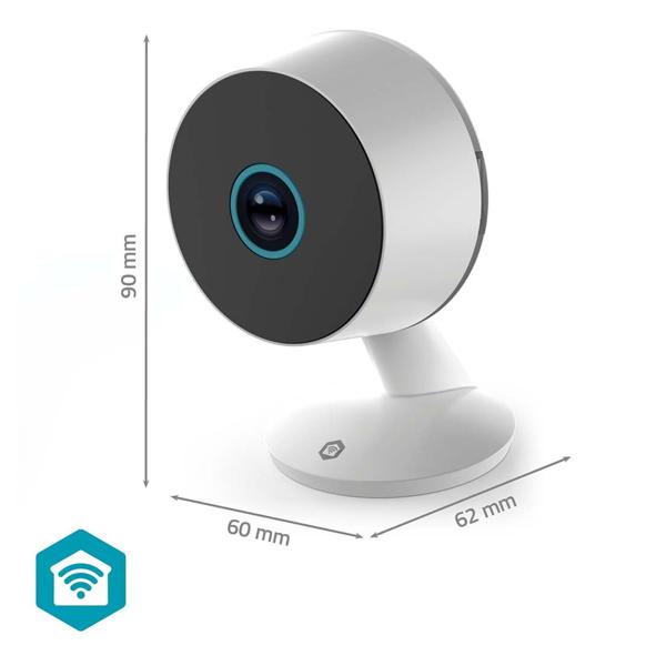 Reliable Wi-Fi indoor surveillance camera 3MP HD (1296p) with siren & smart person detection for burglary protection - Absolute privacy