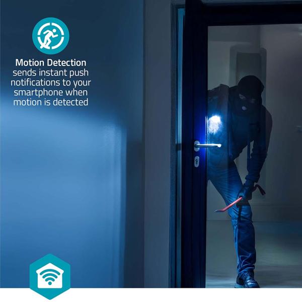 Secure Indoor Wi‑Fi Security Camera Full HD 3MP – Pan, Tilt, Auto-Tracking & Siren – Perfect as Baby Monitor, Pet Camera or Home Protection