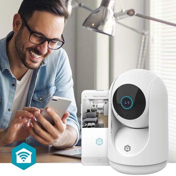 Secure Indoor Wi‑Fi Security Camera Full HD 3MP – Pan, Tilt, Auto-Tracking & Siren – Perfect as Baby Monitor, Pet Camera or Home Protection