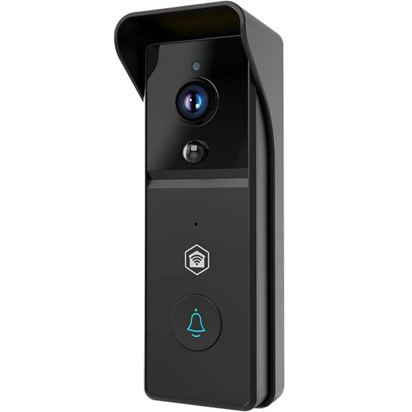 SmartLife video door intercom with motion sensor, black – Crystal-clear 3MP video doorbell, Wi‑Fi, for maximum security and smart home automation
