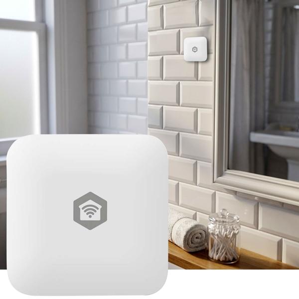 Smarter Zigbee Sensor: Temperatur- & Feuchtigkeitsüberwachung in Echtzeit. Kabellos, volle Kontrolle via App. Verbessert den Komfort & das Klima 