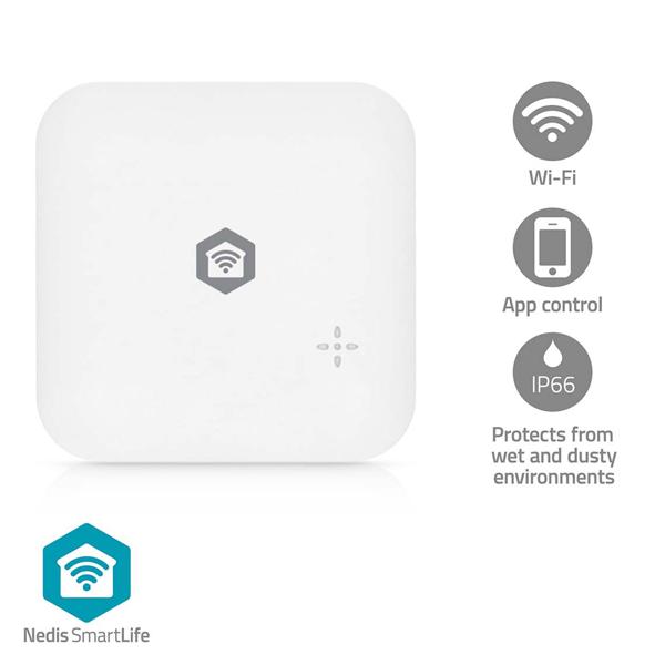 Wi‑Fi Water Leak Detector & Alarm – Smart Home Security & Protection – Over 2 years battery life, instant app notification