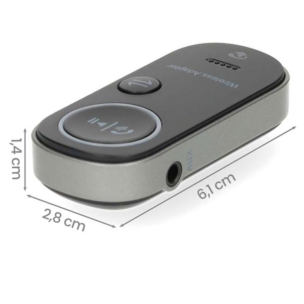 Mobiler Bluetooth 5.4 Audio Adapter 2-in-1 – Transmitter & Receiver für Flugzeug, Auto & Stereoanlage – Niedrige Latenz, Dual Pairing, 10 Std. Akku