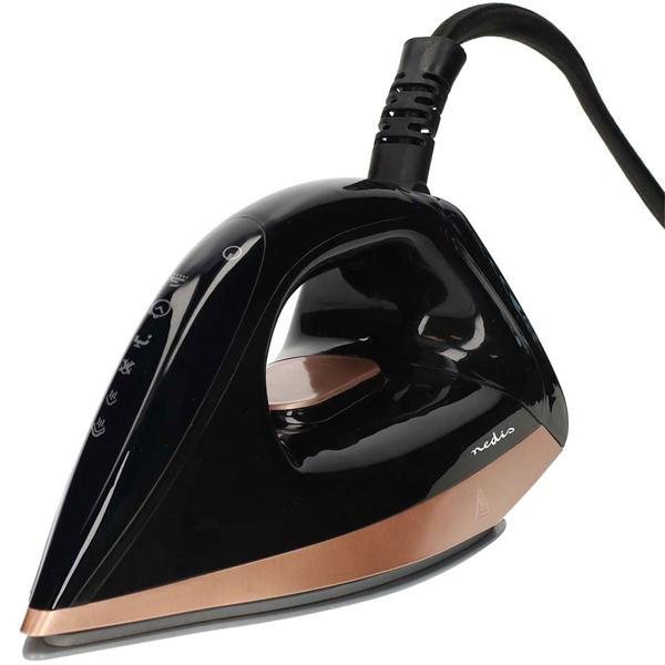 Leistungsstarke Dampfbügelstation, 7 Bar, 2400W, schwarz – Keramik Bügelsohle, Anti-Kalk, Selbstreinigung, schnelles & effektives Bügeln