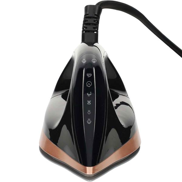 Leistungsstarke Dampfbügelstation, 7 Bar, 2400W, schwarz – Keramik Bügelsohle, Anti-Kalk, Selbstreinigung, schnelles & effektives Bügeln