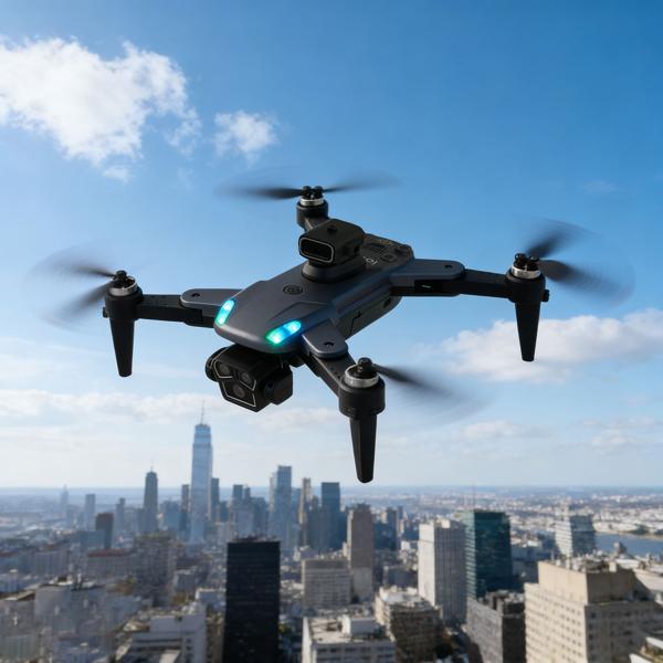 4K Drohne mit Kamera Schwenkbar C0 Zertifiziert Bürstenloser Motor Faltbar GPS Rückkehr Hinderniserkennung Follow-Me Live-Übertragung Waypoint App