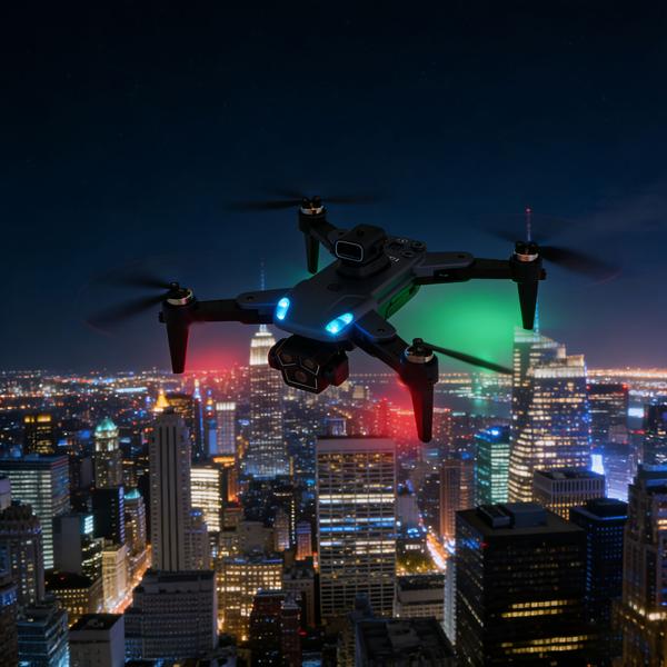 4K Drohne mit Kamera Schwenkbar C0 Zertifiziert Bürstenloser Motor Faltbar GPS Rückkehr Hinderniserkennung Follow-Me Live-Übertragung Waypoint App